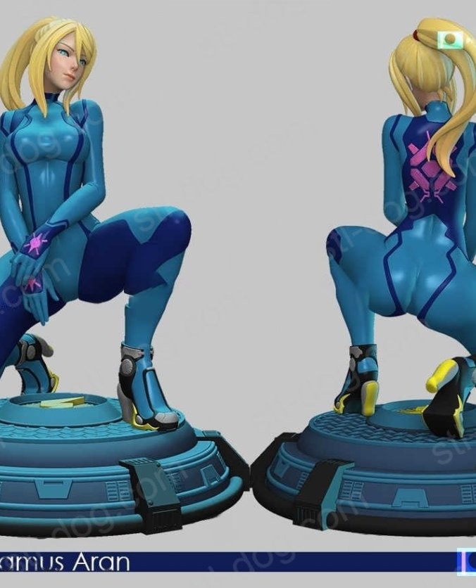 银行战士 萨姆斯·阿兰(Samus Aran) 3D打印图纸